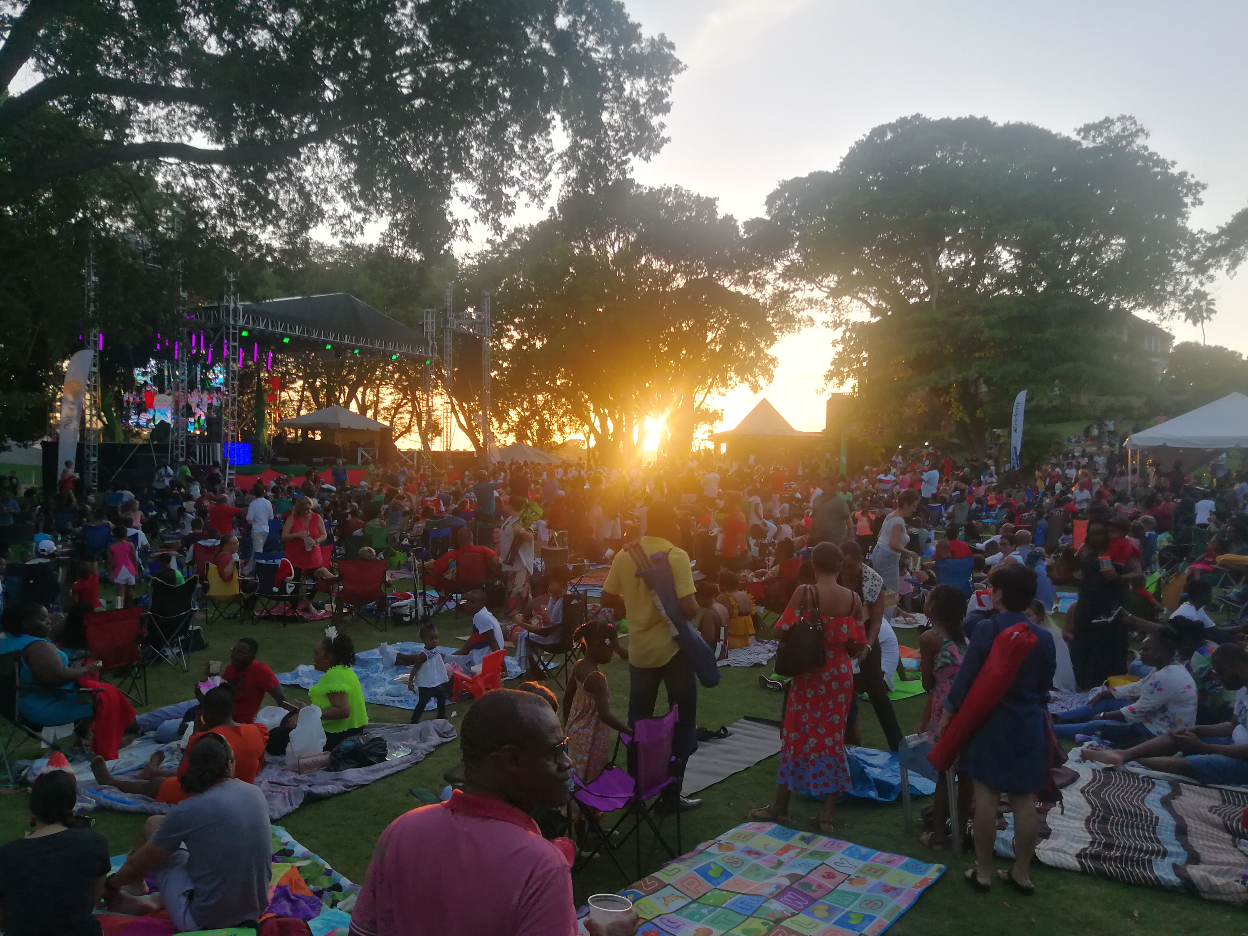 Sunset At Carols By Candlelight