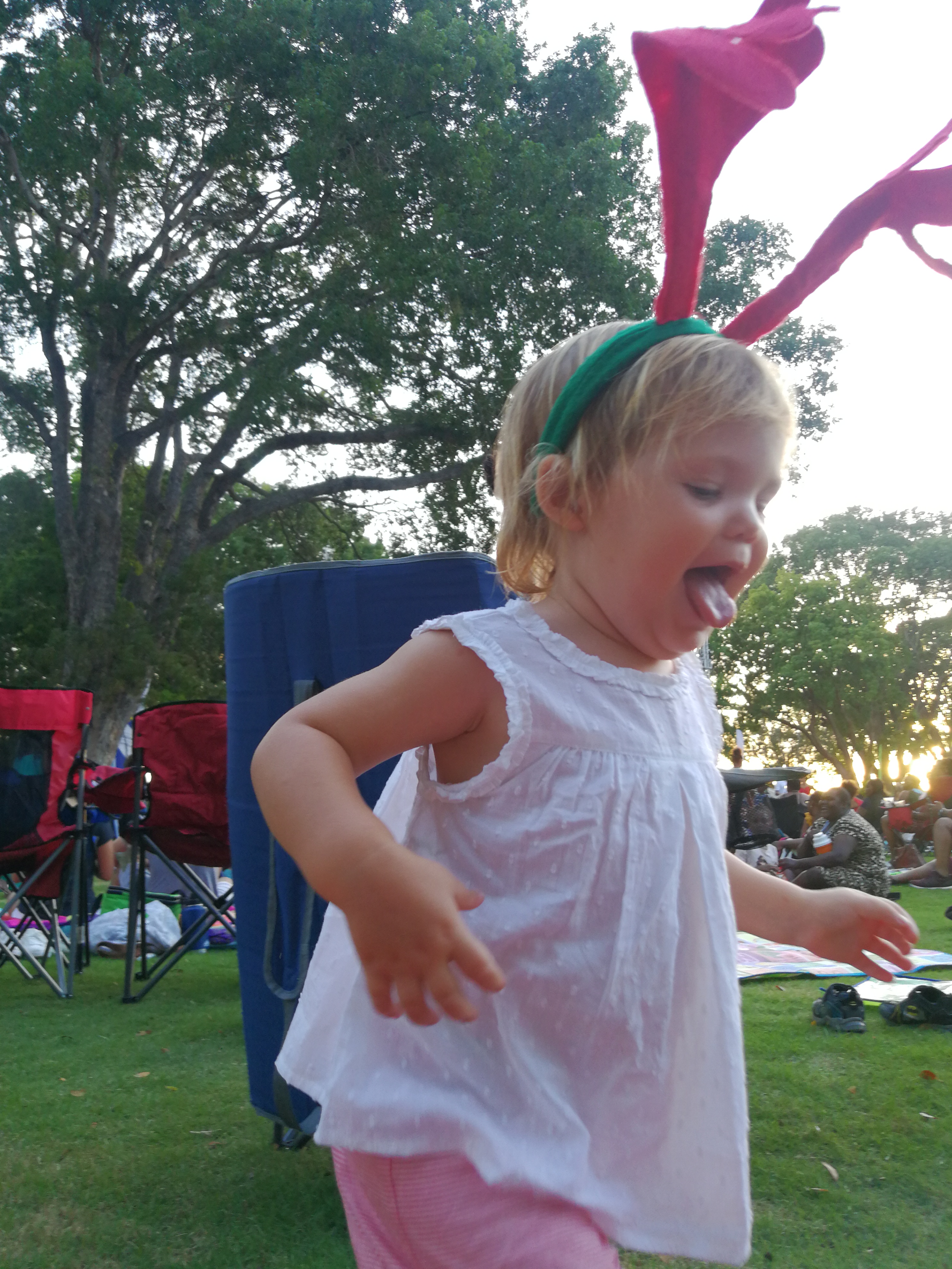 Reindeer Tummy at Carols By Candlelight Hill